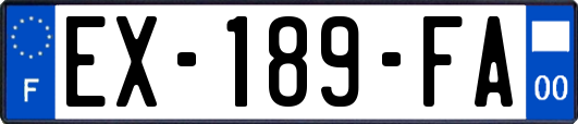 EX-189-FA
