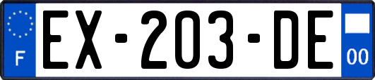 EX-203-DE