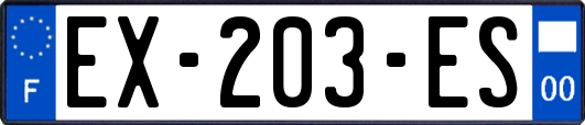 EX-203-ES