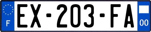 EX-203-FA