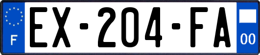 EX-204-FA