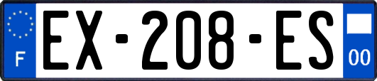 EX-208-ES