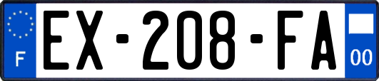 EX-208-FA