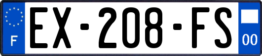 EX-208-FS