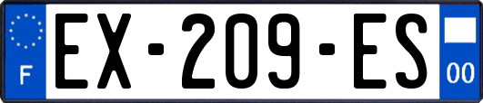 EX-209-ES