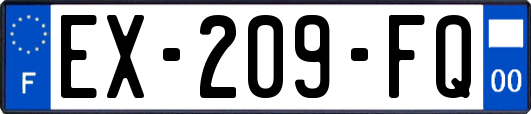 EX-209-FQ