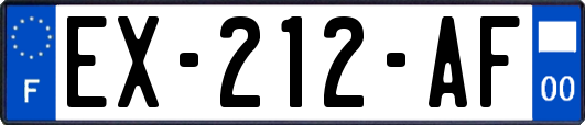 EX-212-AF