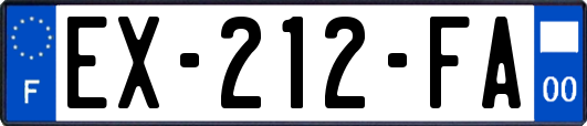 EX-212-FA