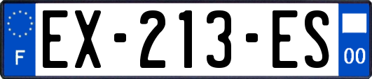 EX-213-ES