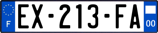 EX-213-FA