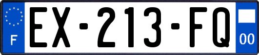 EX-213-FQ