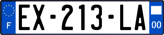 EX-213-LA