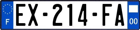 EX-214-FA