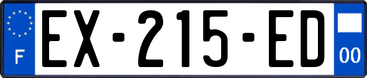 EX-215-ED