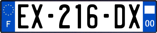 EX-216-DX