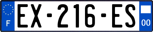 EX-216-ES