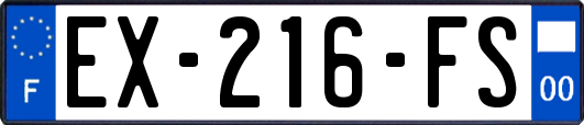 EX-216-FS