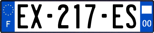 EX-217-ES