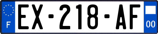 EX-218-AF