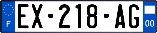 EX-218-AG