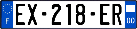 EX-218-ER