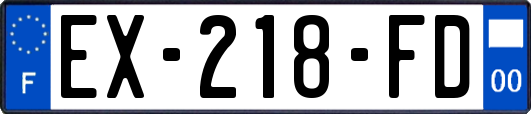 EX-218-FD