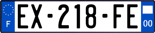 EX-218-FE