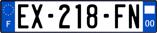 EX-218-FN