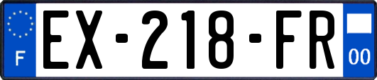 EX-218-FR