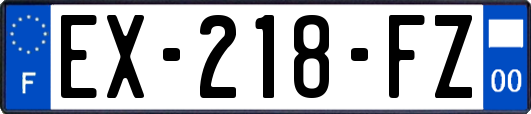 EX-218-FZ