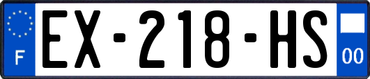 EX-218-HS
