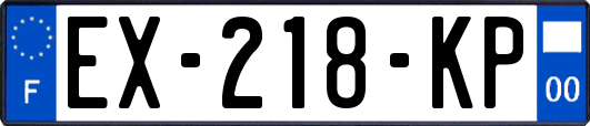 EX-218-KP