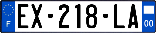 EX-218-LA