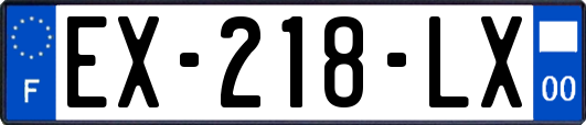 EX-218-LX