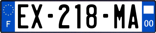 EX-218-MA