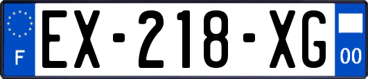 EX-218-XG
