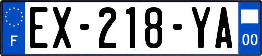 EX-218-YA