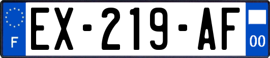 EX-219-AF