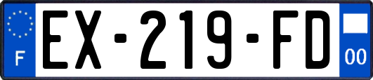 EX-219-FD