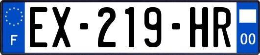 EX-219-HR