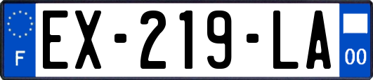 EX-219-LA
