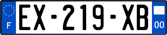 EX-219-XB