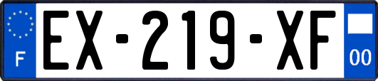EX-219-XF