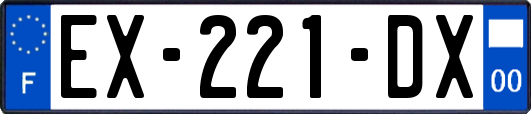EX-221-DX
