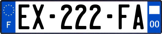 EX-222-FA