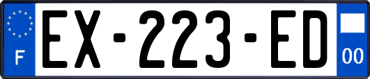 EX-223-ED