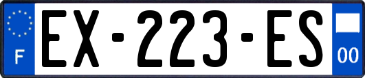 EX-223-ES