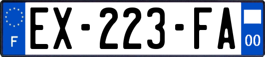 EX-223-FA