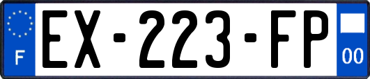 EX-223-FP