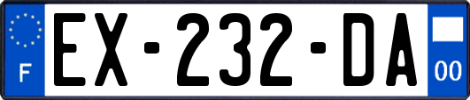 EX-232-DA
